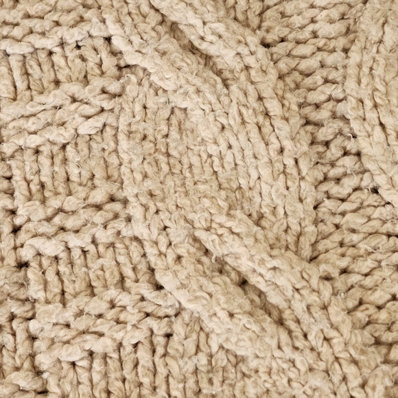 American Eagle Sweater XS Tan Beige Cable - Picture 11 of 13